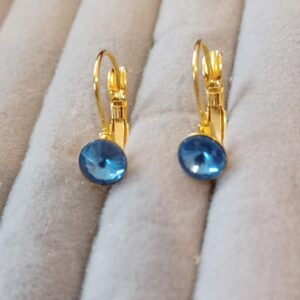 Cercei pietricica albastra